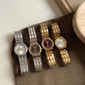 Elegant Crystal Accent Bracelet Watch [7XD93MUN]