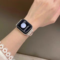 Elegant Diamond Inlaid Metal Watch Strap [GO8B0ATM]