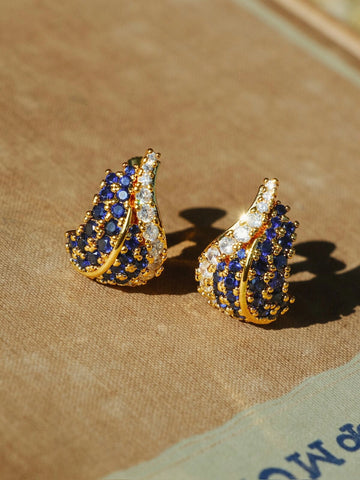 Elegant Feather Drop Earrings [EUR2H1MH]