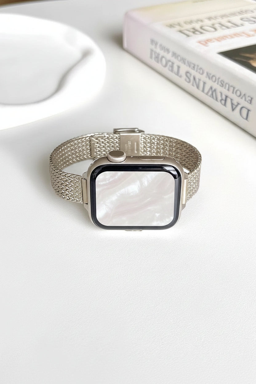 Elegant Metal Apple Watch Band [VZ0CSV2V]