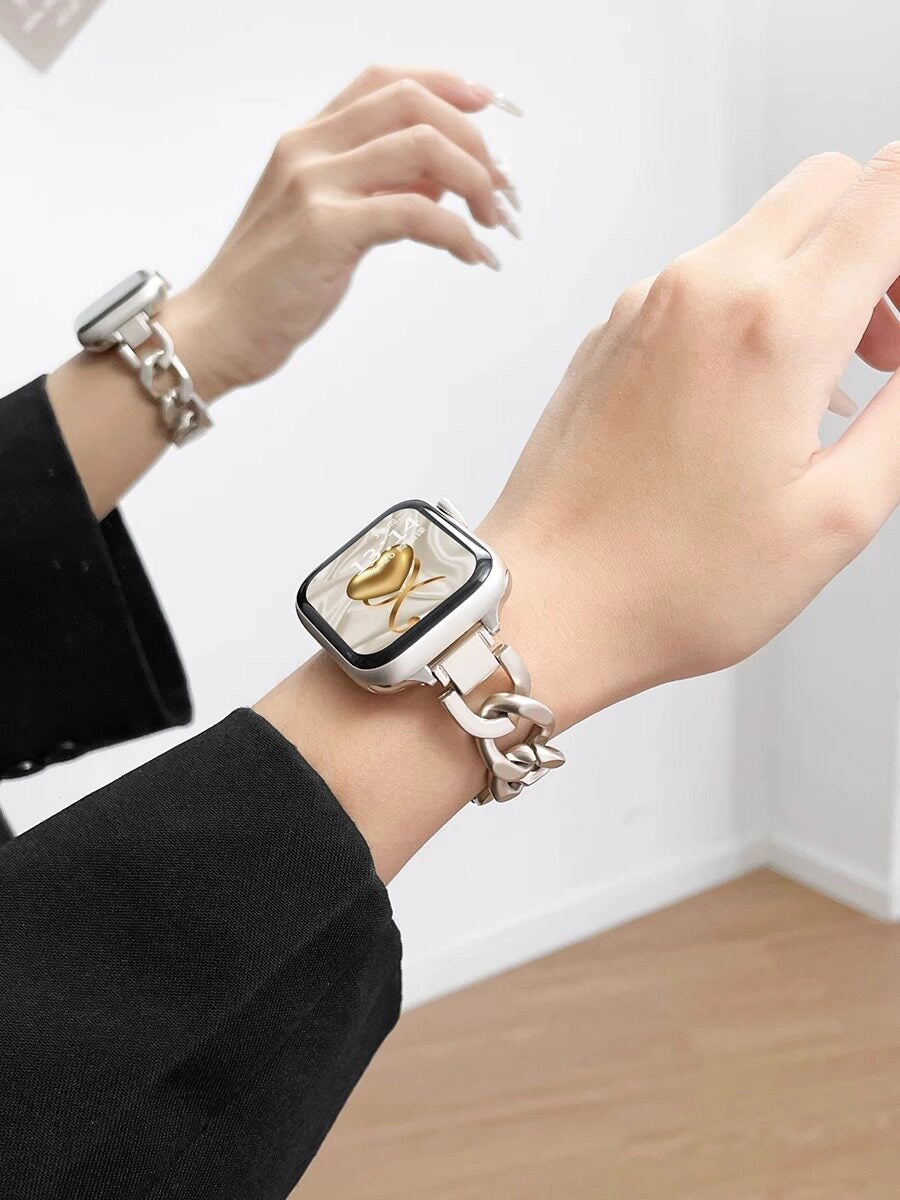 Elegant Metal Chain Watch Strap [9T2JTKIT]