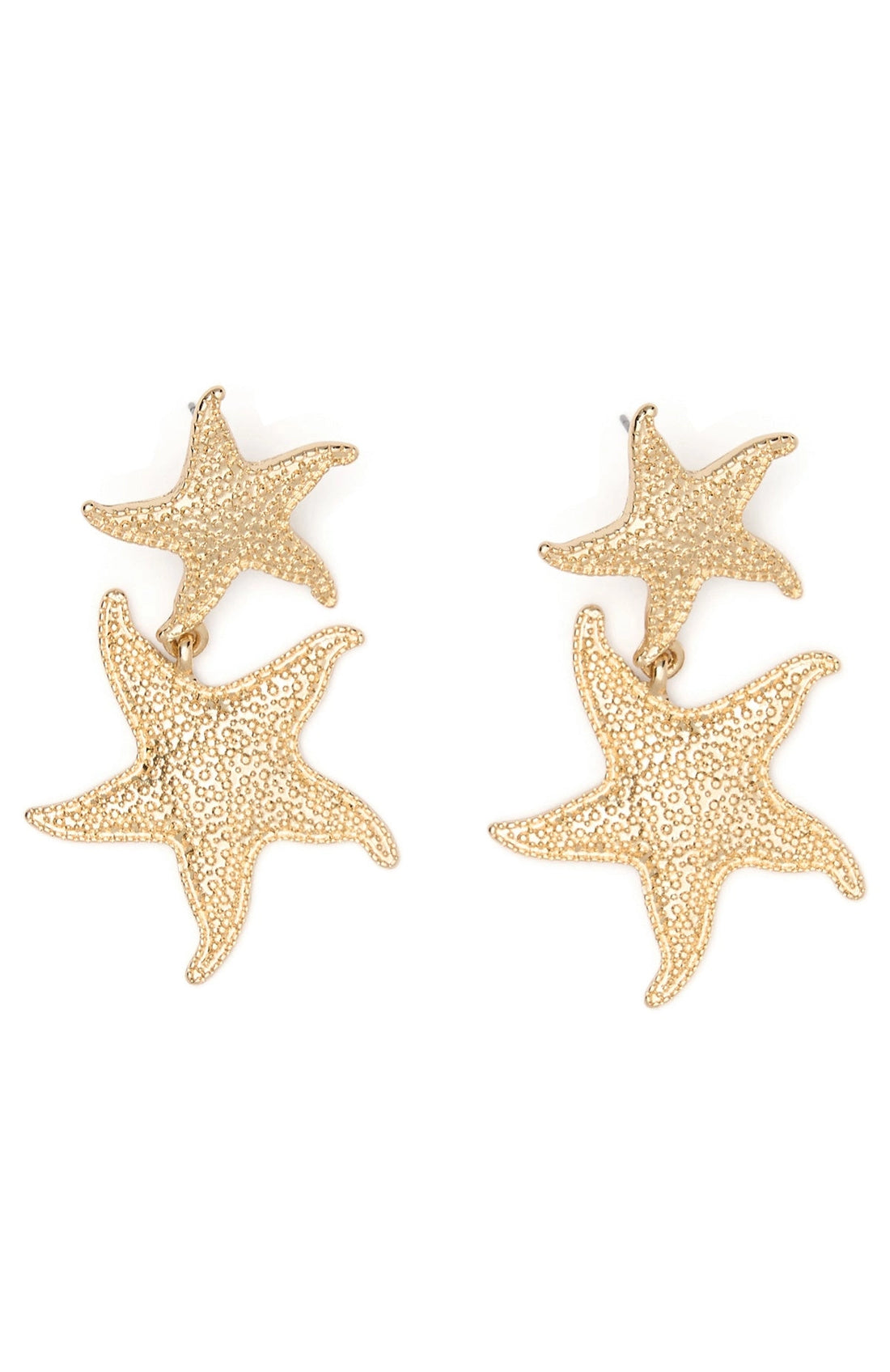 Missy Jewelry Eliyana Layered Starfish Earrings