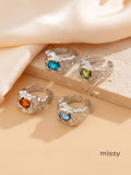 Ellah Pleated Stacking Rings [UGK3M3LE]