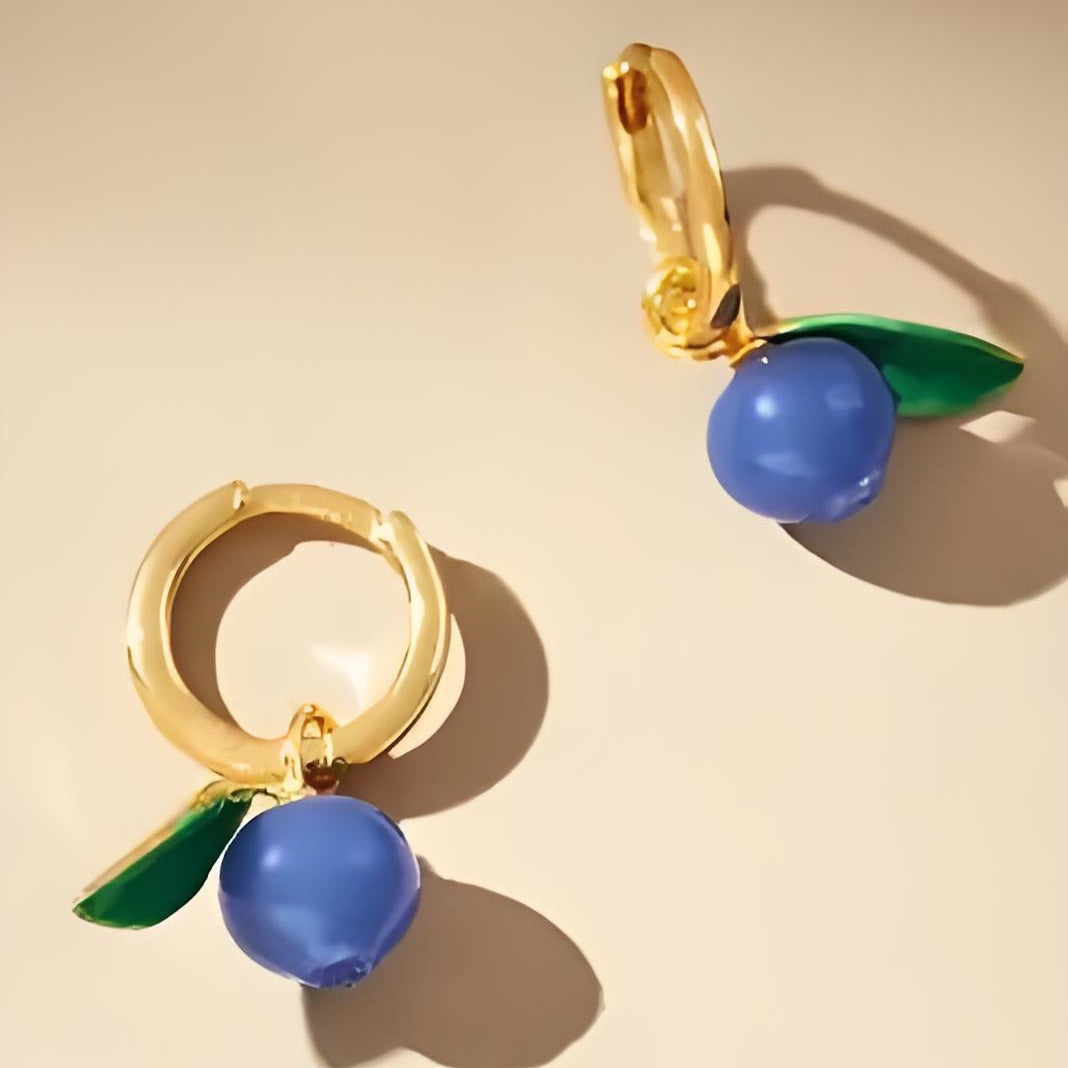 Elleanor Playful Fruit Charm Earrings [BTZMVPYZ]