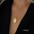 Ellena Celestial Locket Necklace [FWADBE4N]
