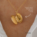 Ellena Celestial Locket Necklace [FB589K9Q]