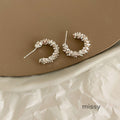 Elliette Glistening Drop Earrings [BM0LSJ60]