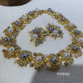 Elora Pearl Leaf Jewelry Set [8L1J9LY0]