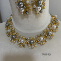 Elora Pearl Leaf Jewelry Set [360ZKMMC]