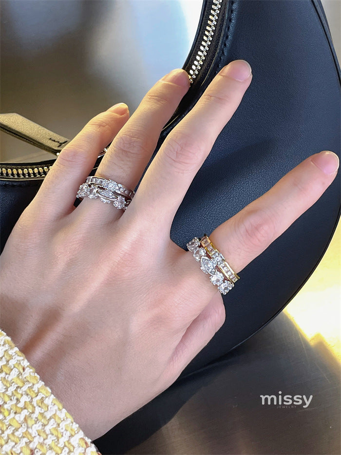 Emilee Celestial Saturn Ring [10FCDNRN]