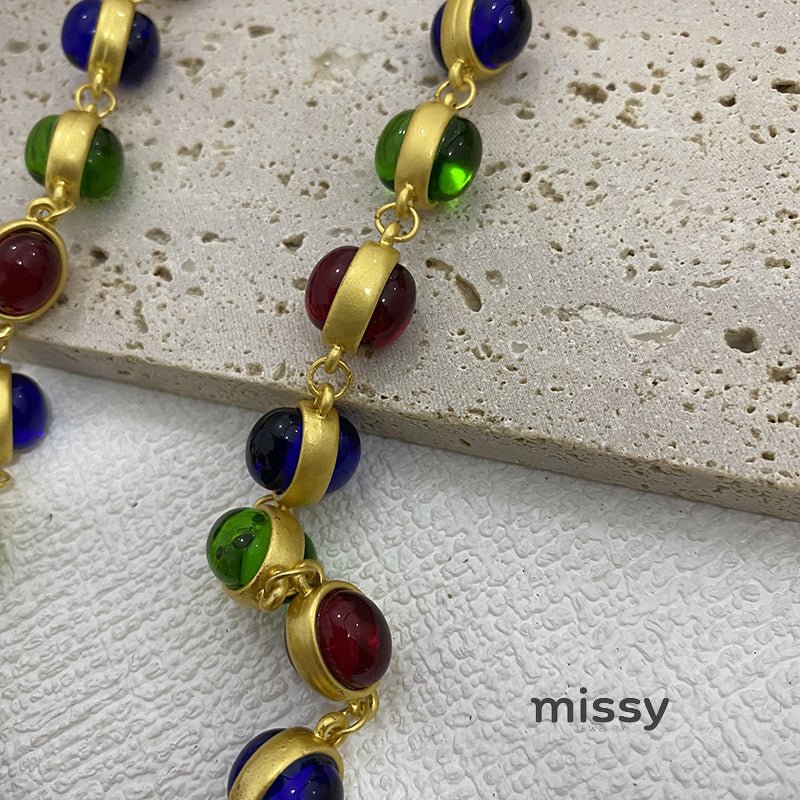 Emina Vintage Bead Choker