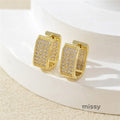 Emmelia Glimmer Geometric Studs [7PGVDKTS]