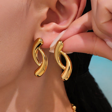 Emmelia Irregular Geometric Earrings [KWZMXURS]