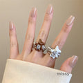 Emmerson Bear Pearl Open Ring [JJ5N2QK4]