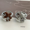 Emmerson Bear Pearl Open Ring [I8DPD5FF]