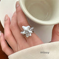 Emmerson Bear Pearl Open Ring [DLOJ70XW]