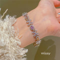 Emsley Silver Bloom Bracelet [BZLMBMBN]