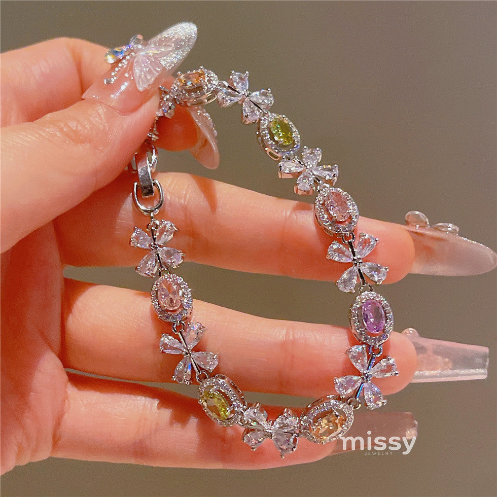 Emsley Silver Bloom Bracelet [4L9N5DC2]