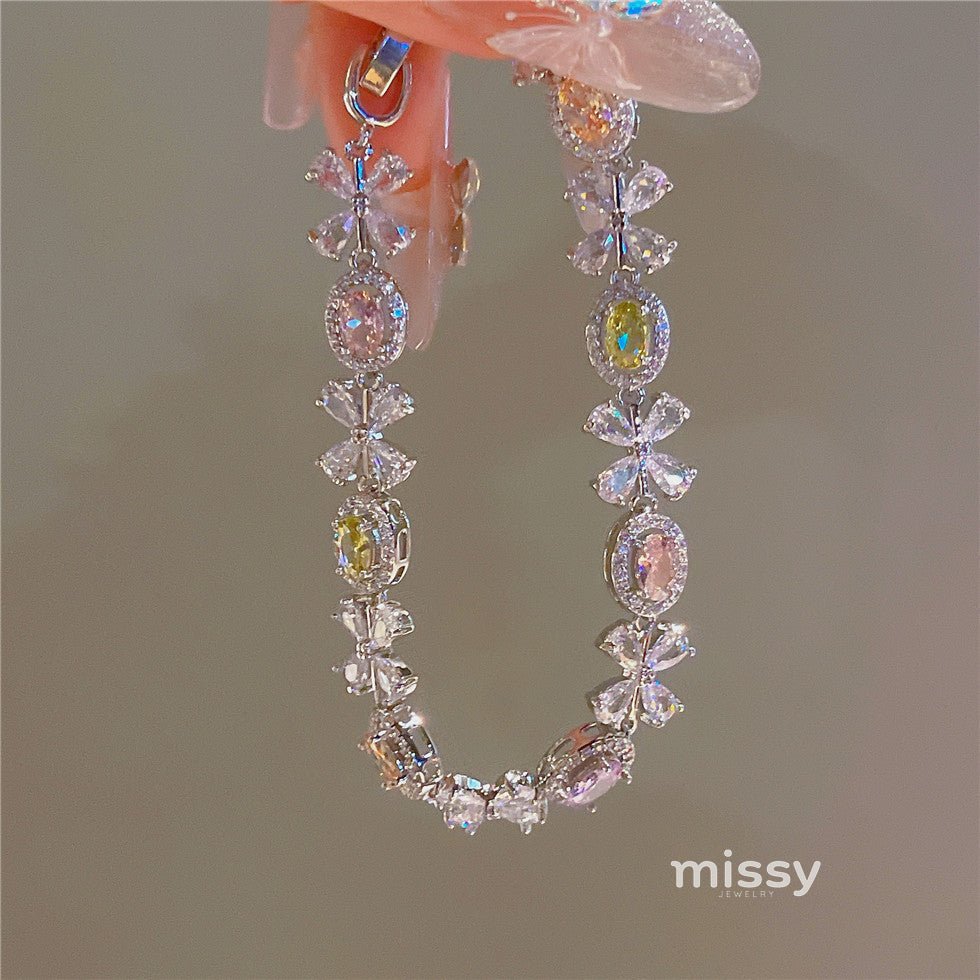 Emsley Silver Bloom Bracelet [ZAELX5HC]