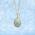Enameled Egg Pendant Necklace [4CP8AYUD]