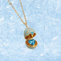 Enameled Egg Pendant Necklace [Y4HRO1V8]