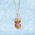 Enameled Egg Pendant Necklace [C578EYN5]