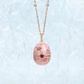 Enameled Egg Pendant Necklace [UJ4QBENU]