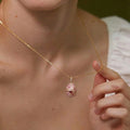Enameled Egg Pendant Necklace [4E52937O]