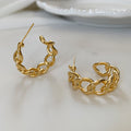 Esmee Crowned Chain Drop Earrings [WGY47UFR]