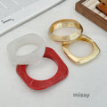 Evalee Statement Resin Bangle [NGCA9BG4]