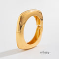 Evalee Statement Resin Bangle [VLXA8NG7]