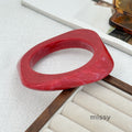 Evalee Statement Resin Bangle [Y522DW66]