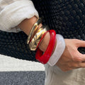 Evalee Statement Resin Bangle [R3ZH2IZY]