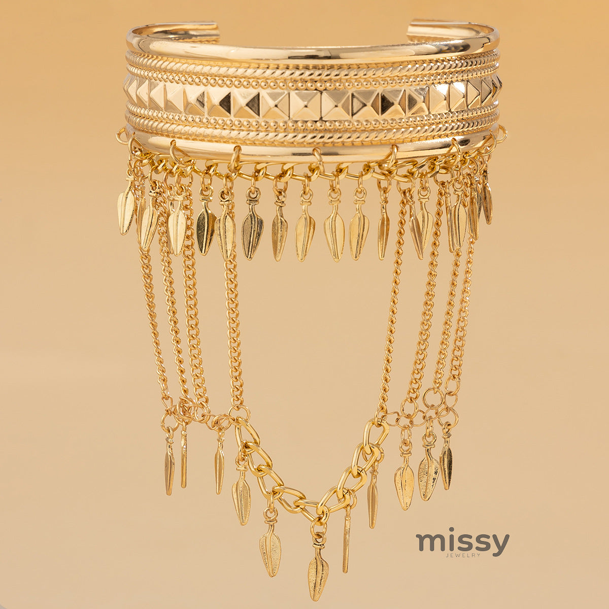 Everlee Metal Tassel Arm Chain [9K8QXBTB]