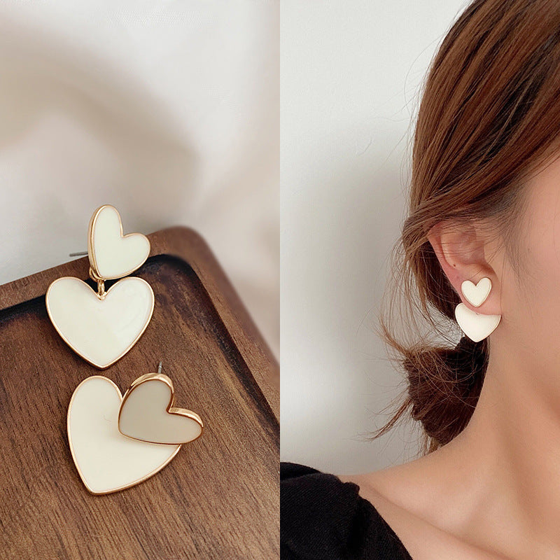 Eviana Delicate Heart Hoops [9X4WX3P7]