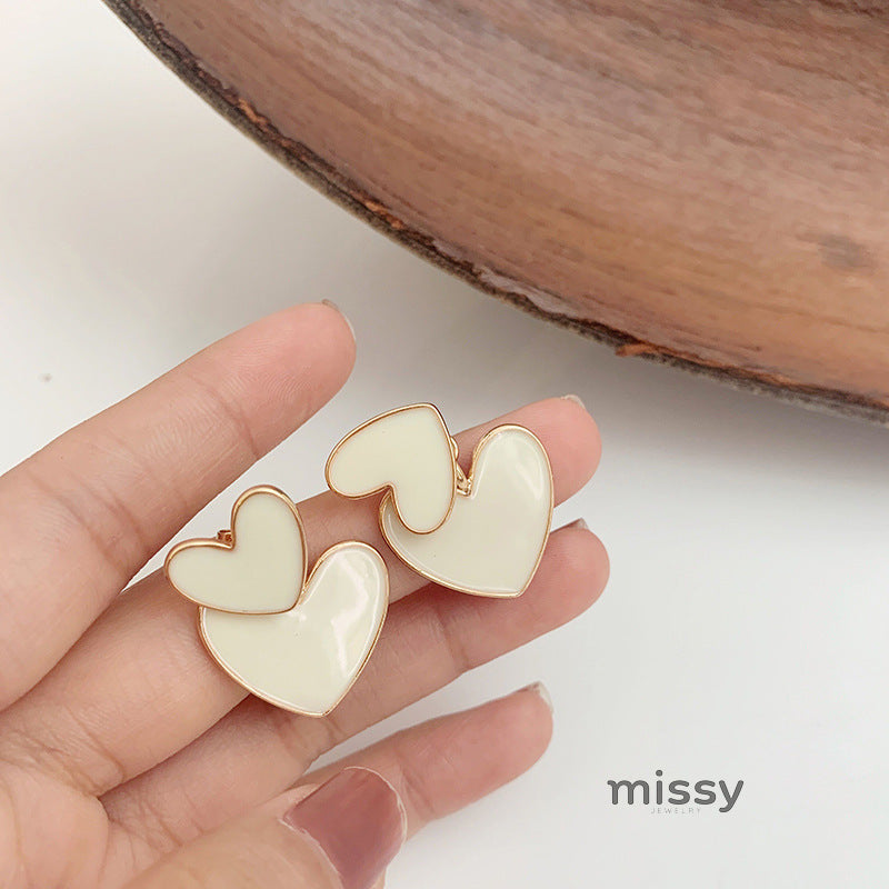 Eviana Delicate Heart Hoops [9X4WX3P7]