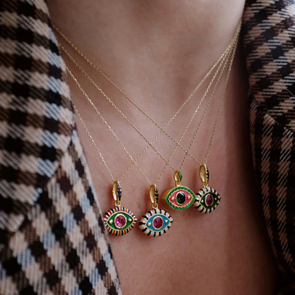 Evil Eye Pendant Necklace [BJHG8VSR]