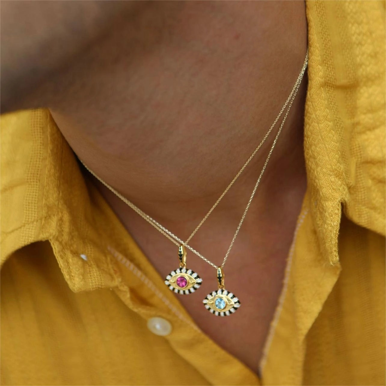 Evil Eye Pendant Necklace [PYJF1NKF]