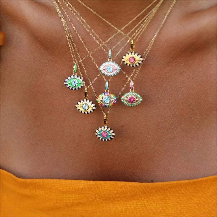 Evil Eye Pendant Necklace [Z763T9JK]