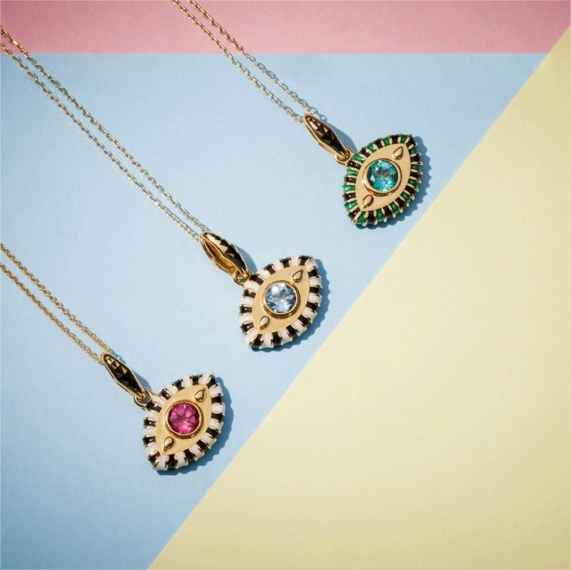 Evil Eye Pendant Necklace [C0P9WHM6]