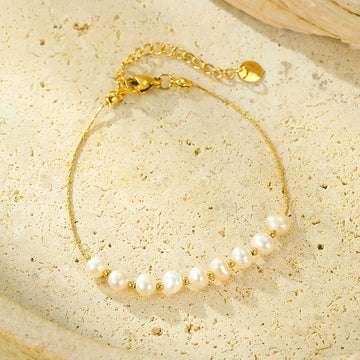 Ezabella Pearl Gold Bracelet [XM32YKE0]
