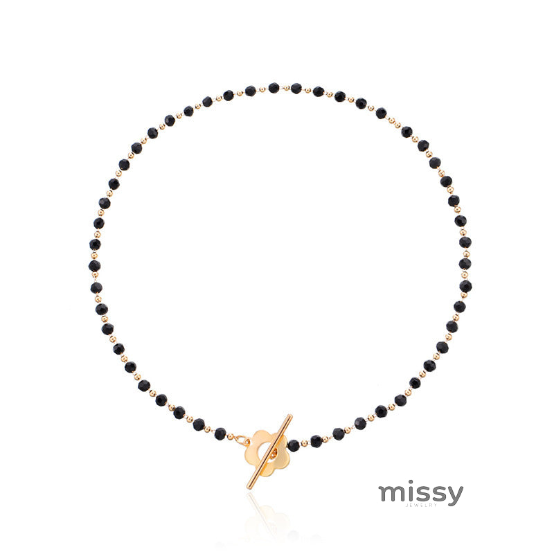 Fatoumata Plum Blossom Bead Necklace [DWYLWVSK]