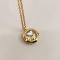 Floating Charm Locket Necklace [EEJMDV0D]