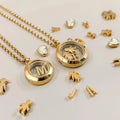 Floating Charm Locket Necklace [UUO9LKZ4]