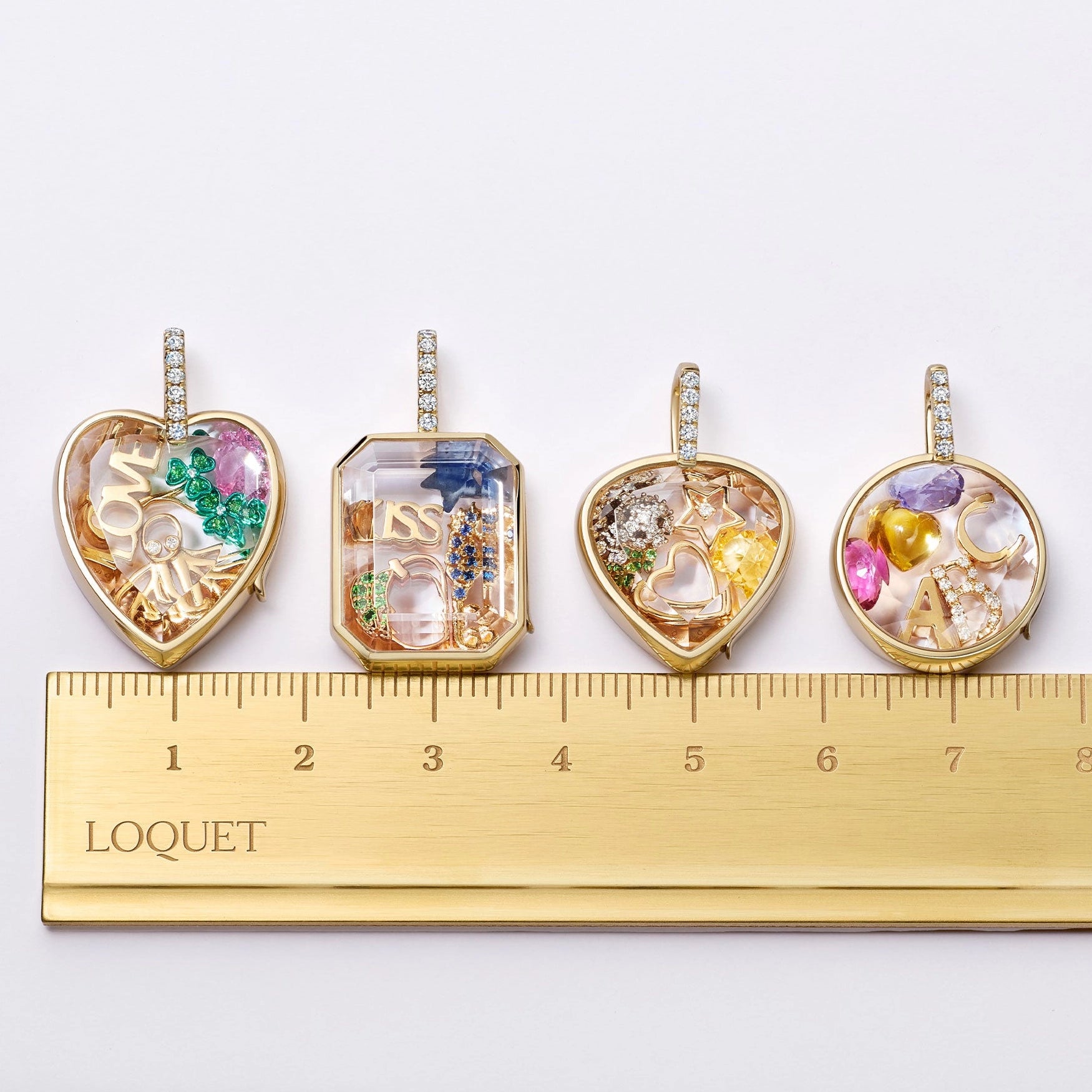 Floating Charm Locket Necklace [OTL9DV90]