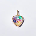 Floating Glass Locket Pendant Necklace [SZ8Z7X3M]