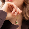 Floating Locket Pendant Necklace [Q65OU0T4]