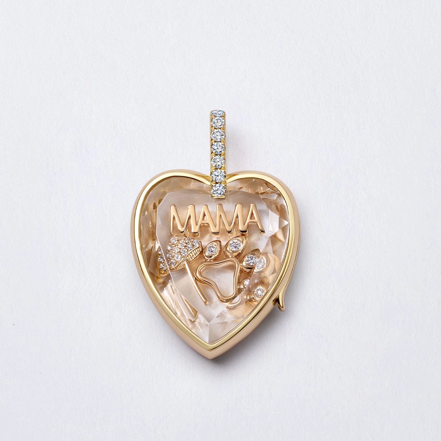 Floating Locket Pendant Necklace [NO7CO12Y]