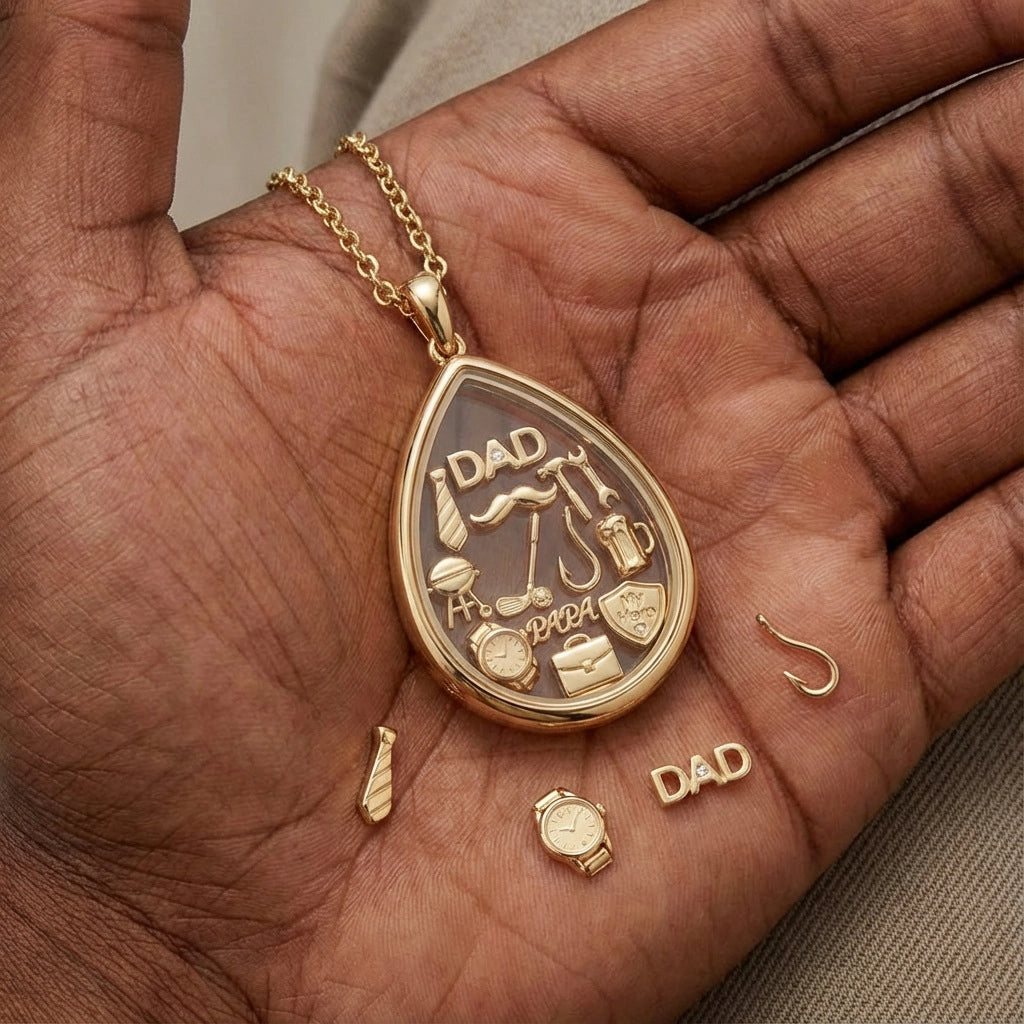 Floating Locket Pendant Necklace [UMF9Y9UL]