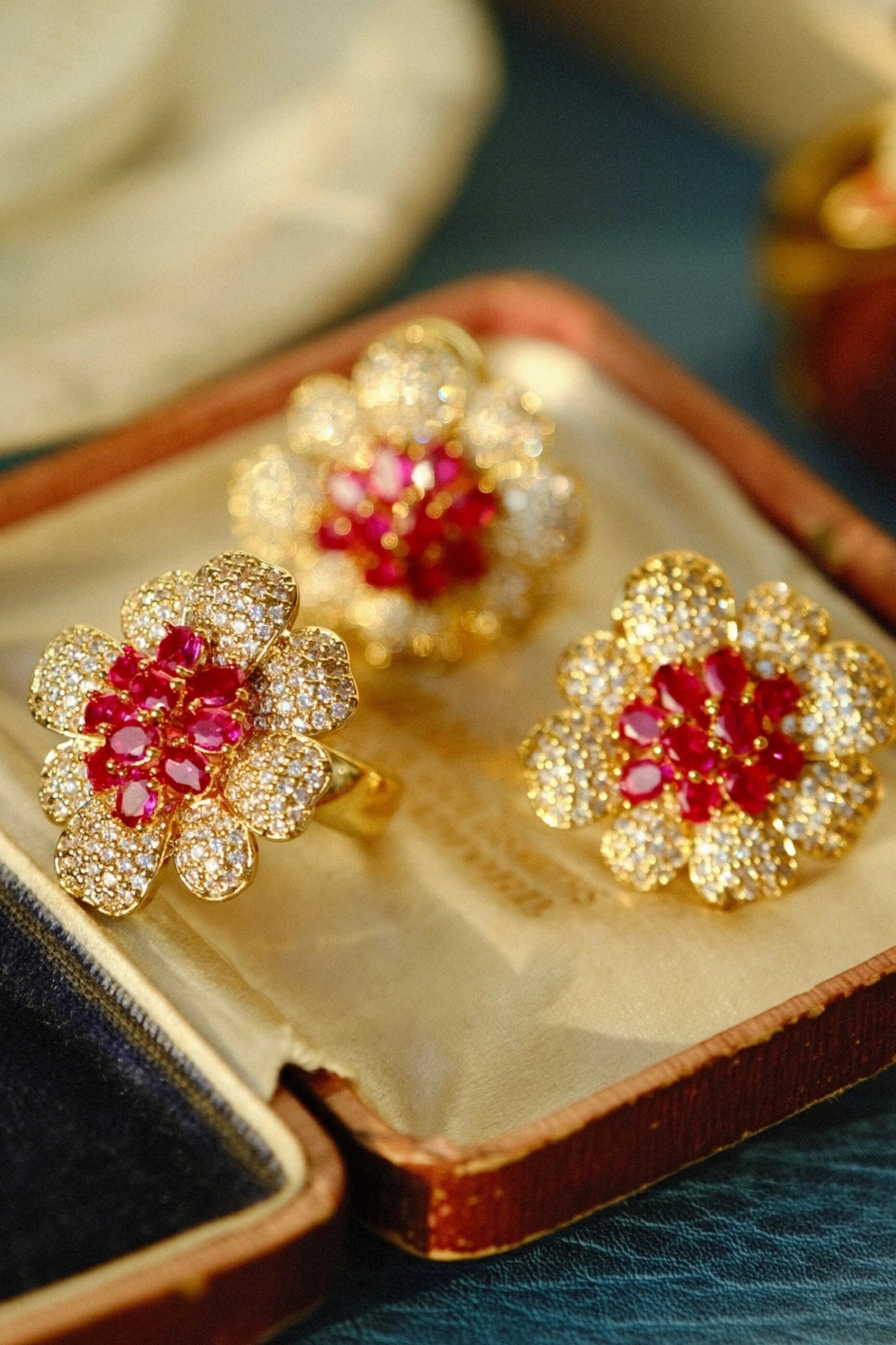 Floral Open Ring [9LZ7TM5O]